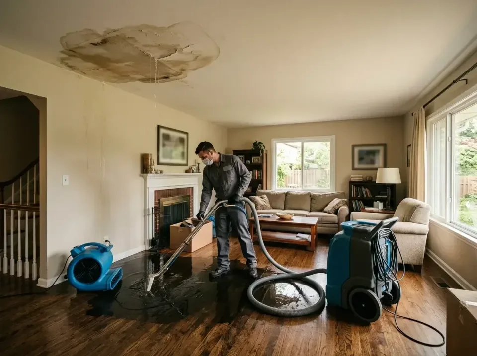 attic-pipe-burst-ceiling-drip-008 — frequently asked questions, Water Damage Restoration & Carpet Care in West Burlington, IA